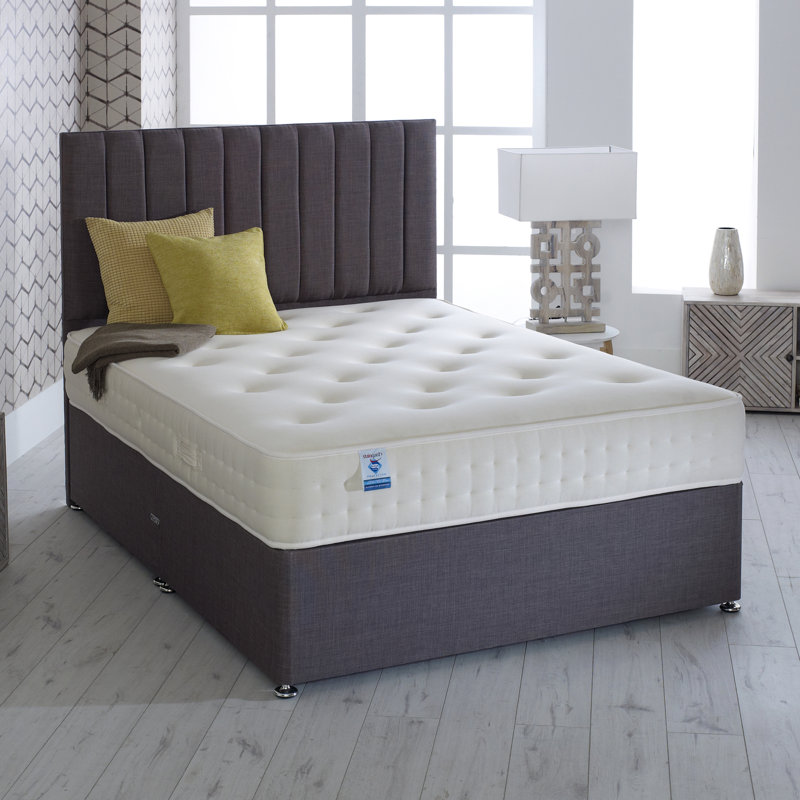 Staingard & Sanitized Hotel Natural Shakespeare Beds Pocket Sprung 1000 Mattress, Small Double (4')