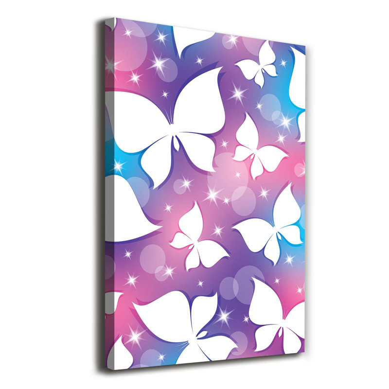 Butterflies - Wrapped Canvas Print