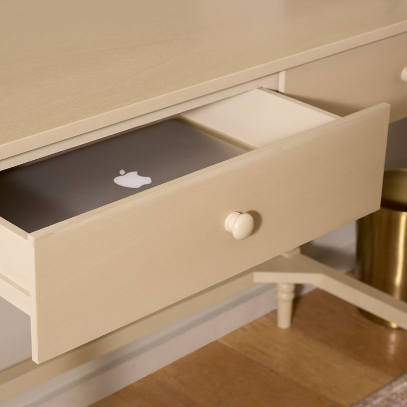 Bureau 2 tiroirs Or bis, Natural