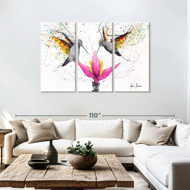 Friendship Hummingbirds, H 48 po x l 74 po