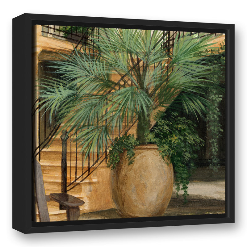 Plante en pot, H 13,75 po x l 13,75 po x P 1,75 po