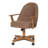 19'' H Upholstered Walnut Armchair-40503877