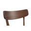 Chaise de salle à manger en bois de noyer Frias (ensemble de 4)-603329737