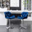 Tabouret de bar Breni Velvet Diamond-906895120