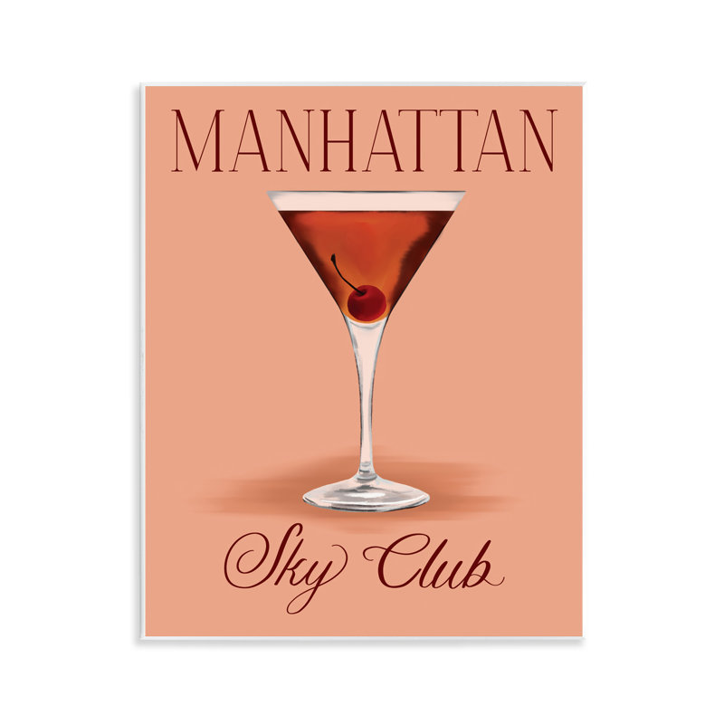 «Manhattan Sky Club Drink» par Hey Bre! Creative Studio