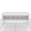 Lit mezzanine double en métal avec garde-robe, bureau en L, cubes de rangement et tablettes-495175595