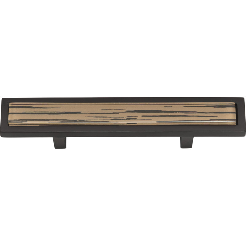 Spa 3" Center to Center Bar Pull, Aged Bronze/Tiger
