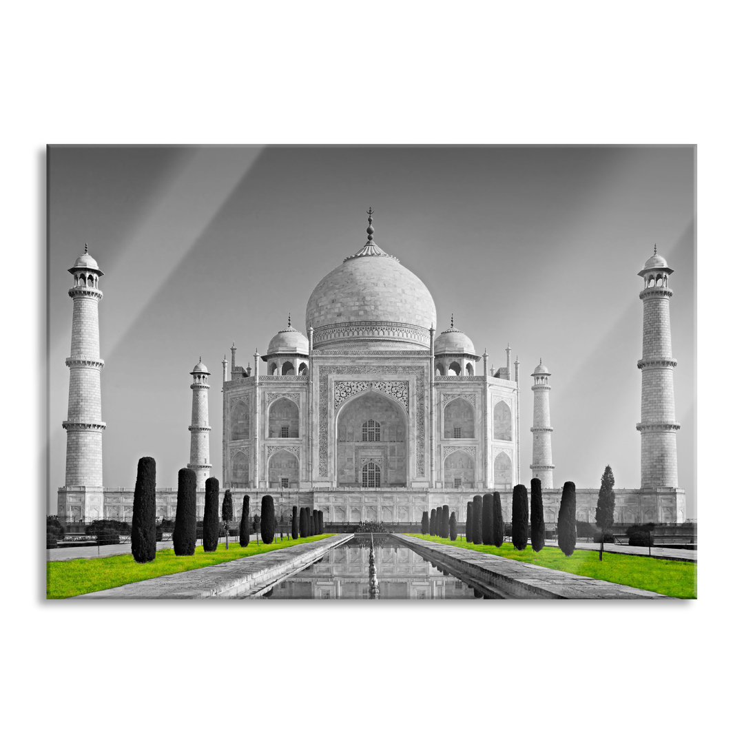 Glasbild Eindrucksvoller Taj Mahal