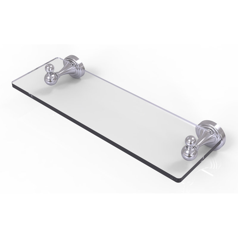 Godin Industrial Pipe Shelves, Satin Chrome, 22 Inch
