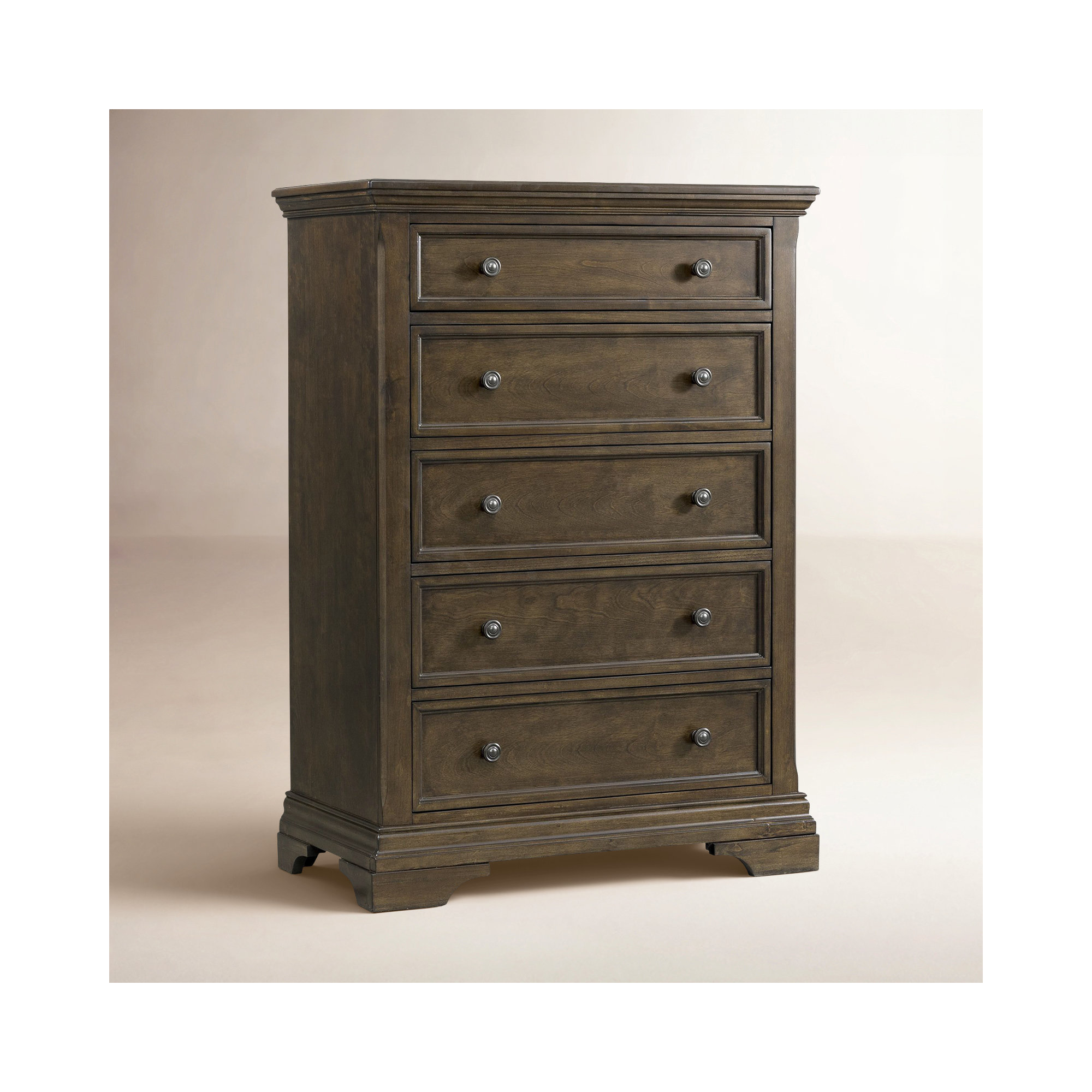 Shayla Kids 5 - Drawer Dresser, Rosewood