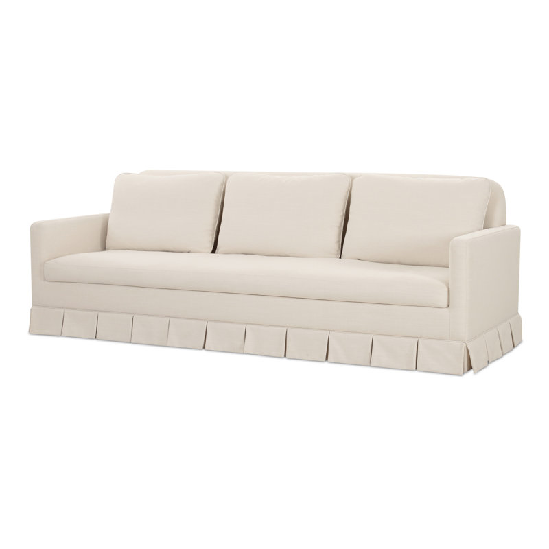 Pellicano 98'' Sofa, Cream Polyester Blend
