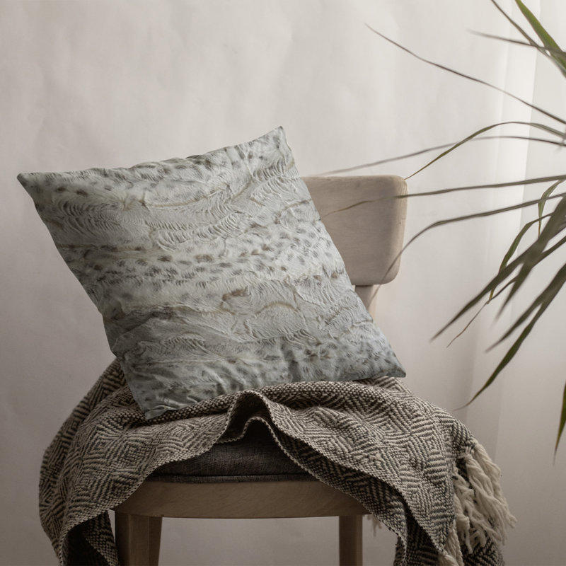 Animal Print Reversible Throw Pillow, 12" x 20"