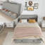 Lit escamotable double avec panneaux pliables-133233761