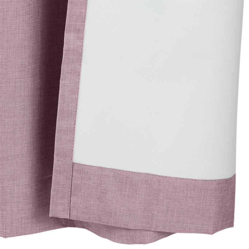 Eyelet Blackout Thermal Curtain, Width 229 x Drop 229 cm, Mauve Purple