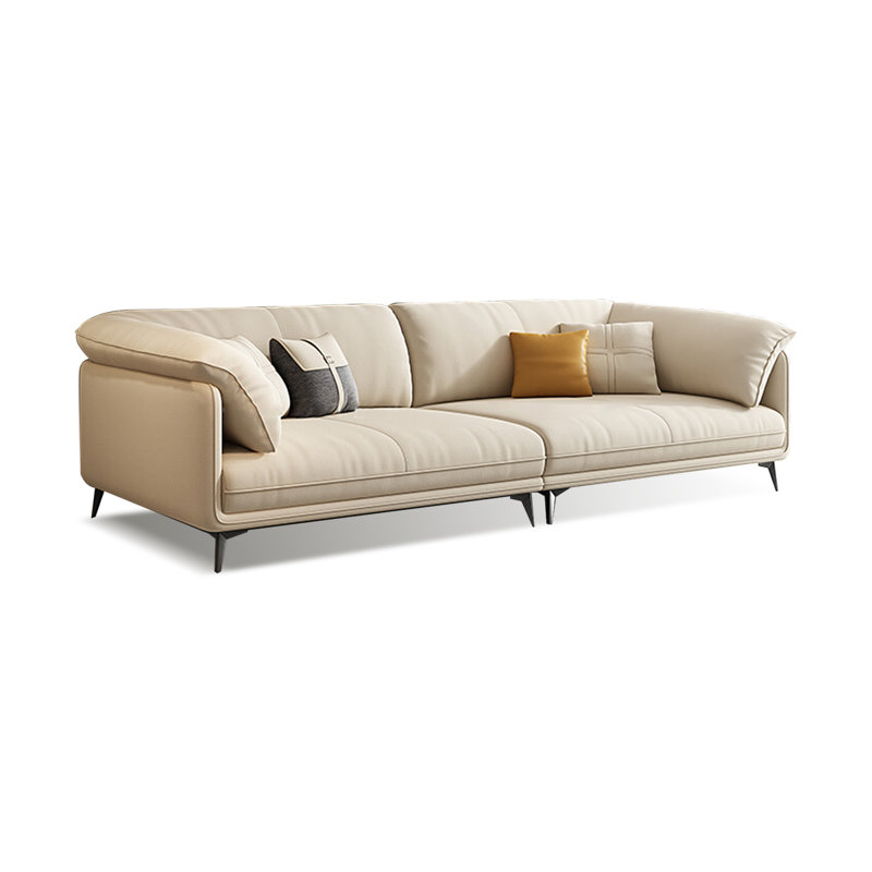 Canapé modulaire kaki en polyester, 4, H 33,46 po x l 110,24 po x P 38,58 po