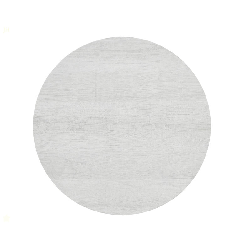 Borga End Table, Black, Off White