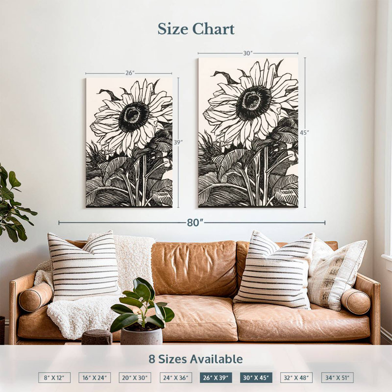 Harnek Sunflower 1919, 39" H x 26" W
