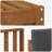  Sofa Sets 6 Pcs Natural And Anthracite Solid Acacia Wood
