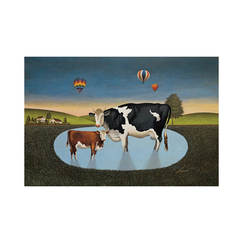 Sonoma Pasture 1 Piece Wrapped Canvas Painting, 20.32 cm H x 30.48 cm W