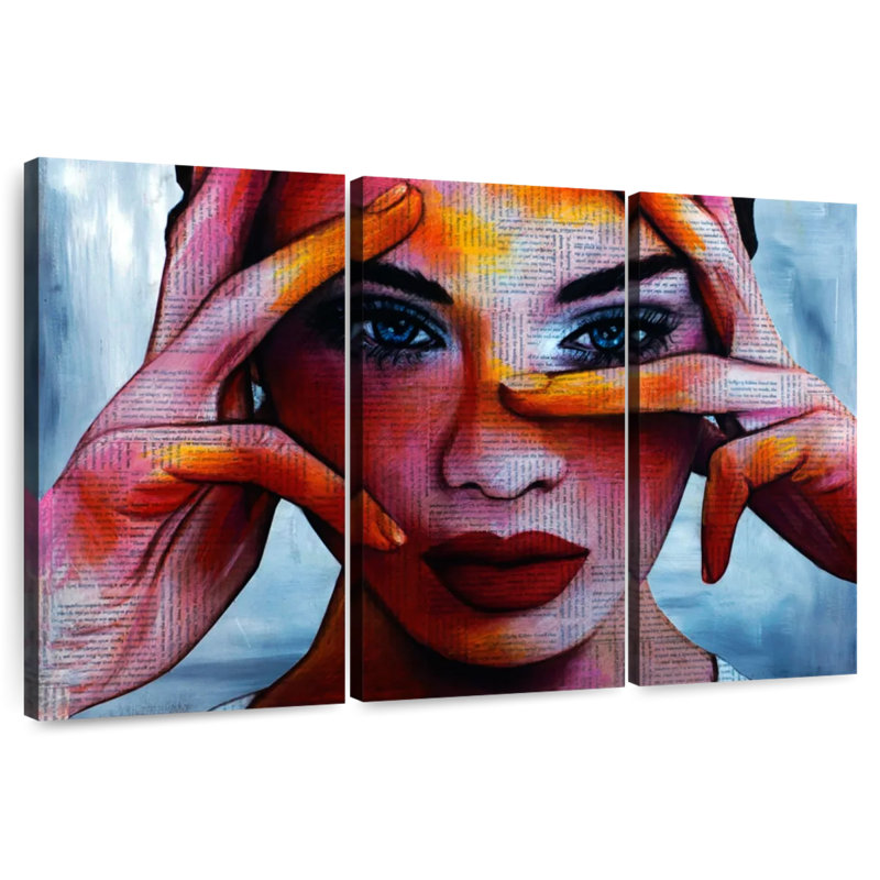 Coucher de soleil liquide Leisha, H 48 po x l 74 po