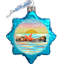 Keepsake 4'' Handmade Glass Holiday Shaped Ornament