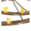 108" Wide Donner 24 Light Chandelier
