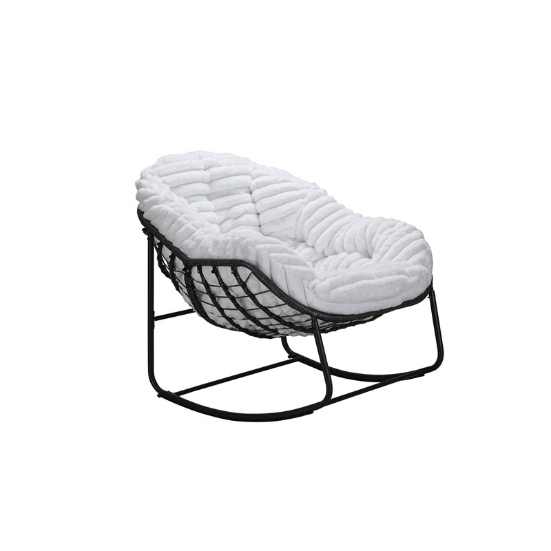 Chaises berçantes, Blanc