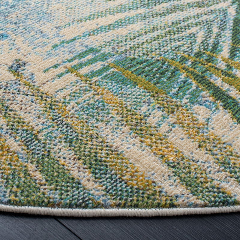 Tapis floral Kinser 300 Performance, Carré 6 pi 7 po