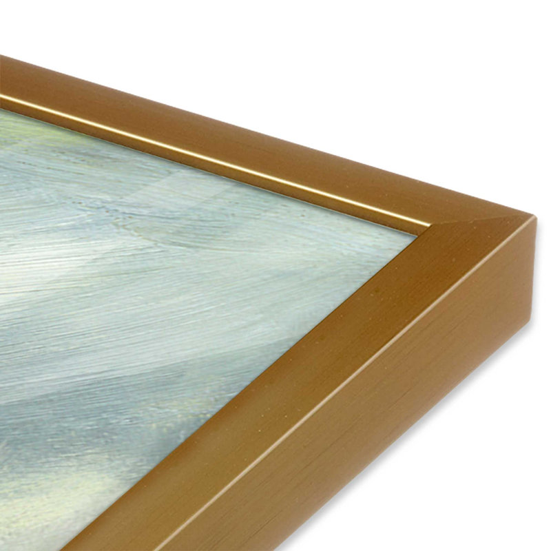 Shoreline Dreams I Print, H 13,25 po x l 17,25 po, Cadre ouvert en angle, or poli