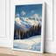 Mountains at Twilight Scandinavian 1 Piece Wrapped Canvas Wall Art-827583509-827583518