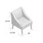 Fauteuil d'appoint incurvé Daryann-90303673