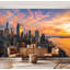 Papier peint adhésif auto-adhésif Chicago Sunset Time-54983351