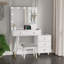 Ensemble de tabouret de coiffeuse Bloye-968391172