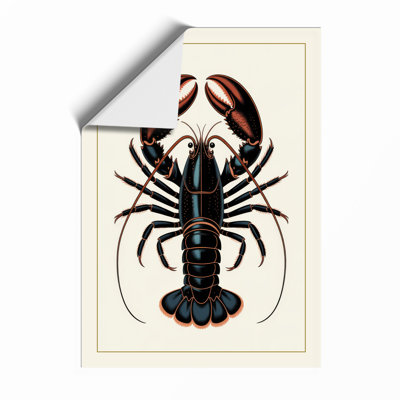 Specimen Lobster Vintage - Framed Print