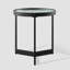 Akay Glass Top End Table-70211111-70211110