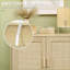 Buffet Buffet Boho Chic avec portes en rotin et tablette réglable | Naturel | Panneau de particules, base en métal