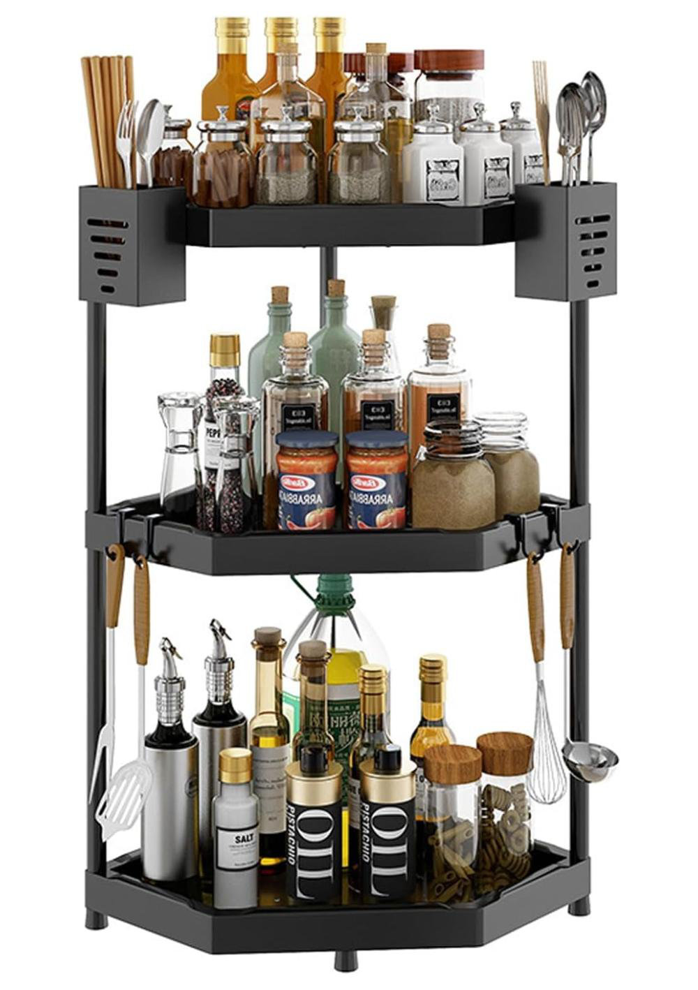 Corner best sale spice rack