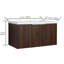 Meuble-lavabo à fixation flottante 36 po avec porte à fermeture en douceur et 2 portes Modern Design
