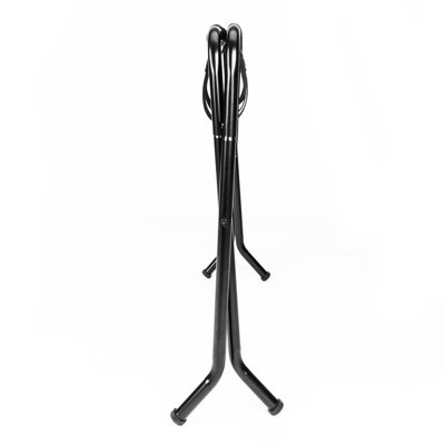 Porte-bagages pliable portatif en métal noir, support pour valises pour chambre d'amis, chambre à coucher et hôtel