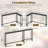 L Shaped Console Table 70.9" Long Narrow Sofa Table Foyer Table-1932067139-1939669025