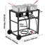 Chariot de cuisine à friture 18QTx2