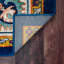Tapis oriental bleu turquoise / bleu Depew-491947955