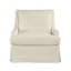 Royce 35" Wide Linen Slipcovered Armchair-49281103