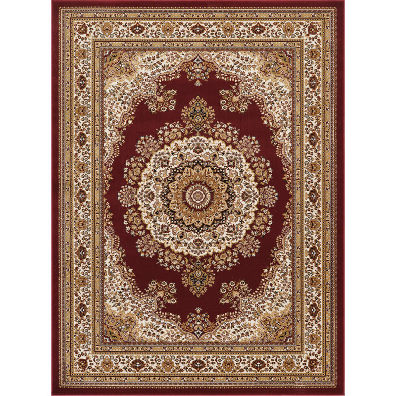 Rouge 2 pi X 3 pi Tapis