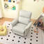 Fauteuil inclinable manuel en cuir synthétique