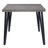 Carveth Rectangular Medium Wood Top Metal Legs Country Style Dining Table-157249898