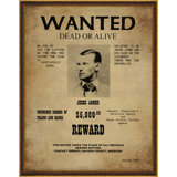Jessie James Print