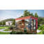 Domeo 4 - 14 x 11 Ft. Premium Log Cabin With Aluminium Sliding Doors (44mm)