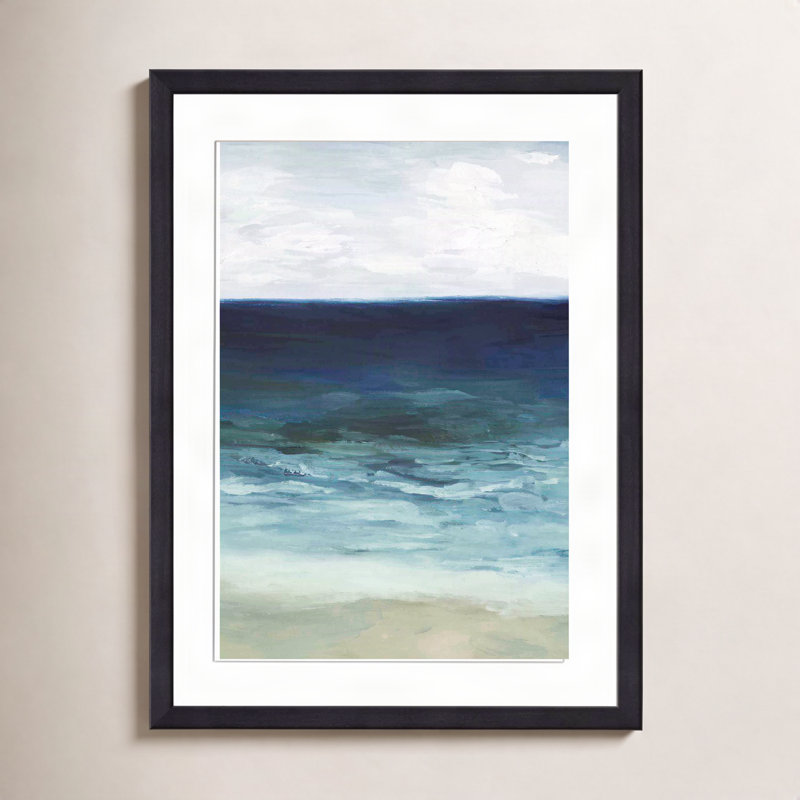 Sandfiddler Drive II Painting by Grace Popp, Black, 20"H x 20"W