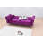 Twin 85'' Velvet Futon And Mattress-1941584131